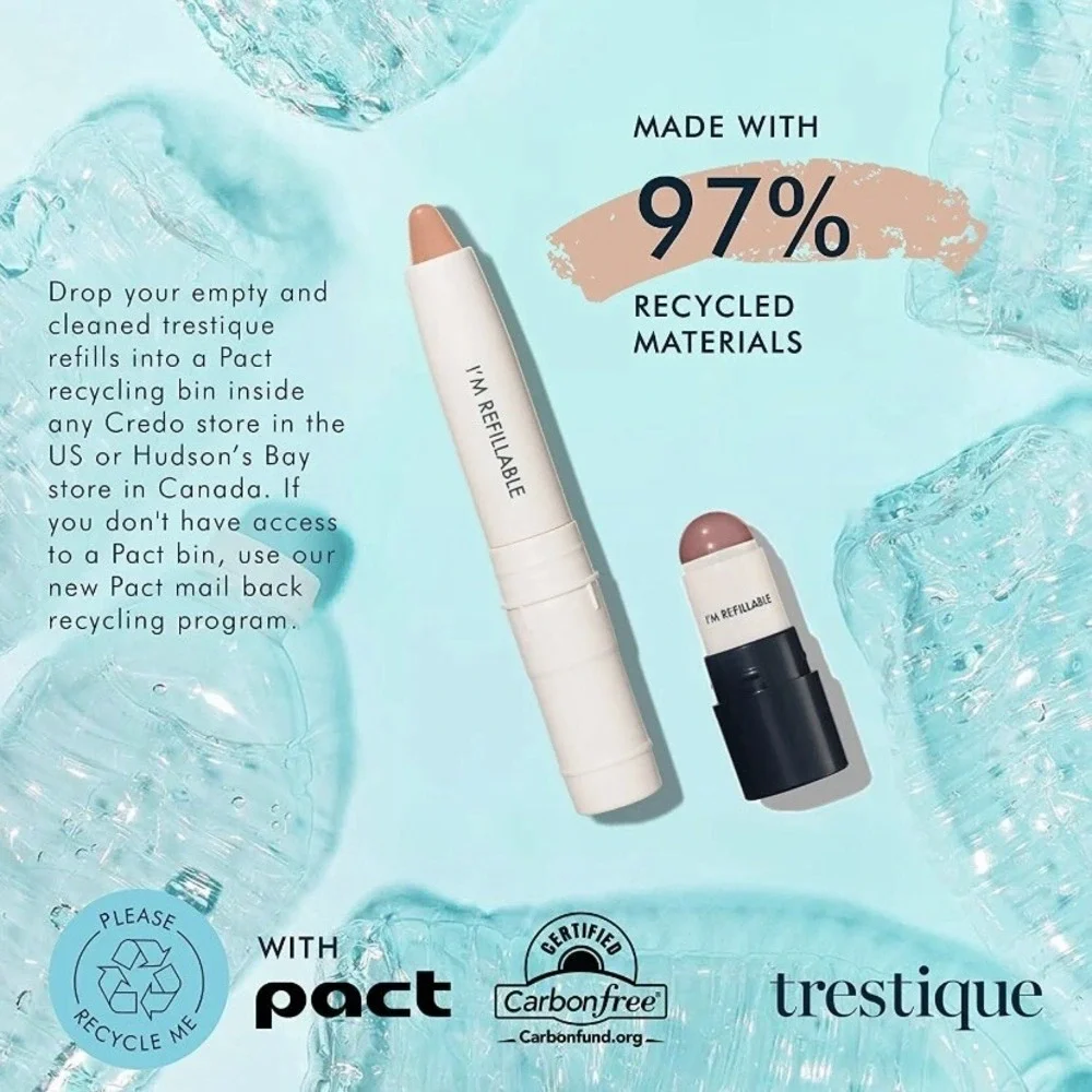 trestique Matte Lip Crayon And Balm, Refillable Matte Lipstick TUSCAN WINE